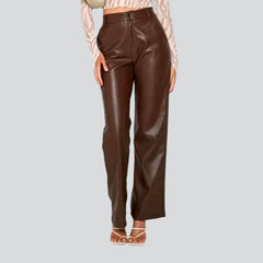 Pantalon en denim de couleur Y2K pour femme