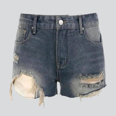 Short en jean vieilli Y2K