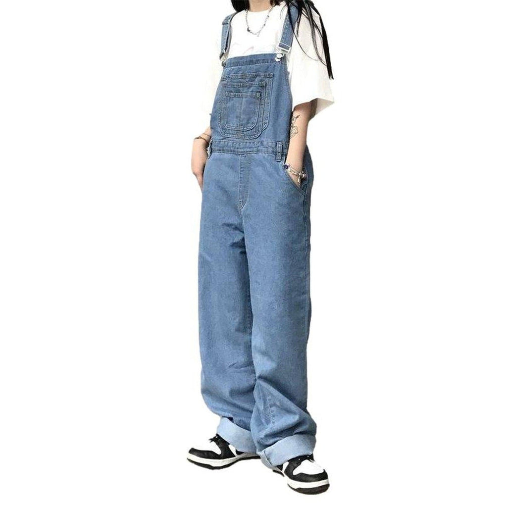 Wide leg women's overall